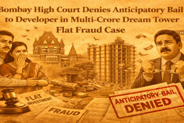 Bombay High Court Denies Anticipatory Bail to Developer in Multi-Crore Dream Tower Flat Fraud Case
