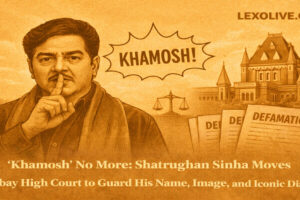 Khamosh No More Shatrughan Sinha Moves Bombay High Court to Guard His Name, Image, and Iconic Dialogue